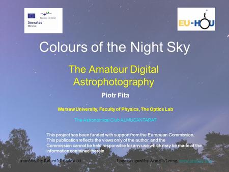 Colours of the Night Sky