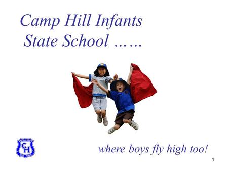 1 Camp Hill Infants State School …… where boys fly high too!