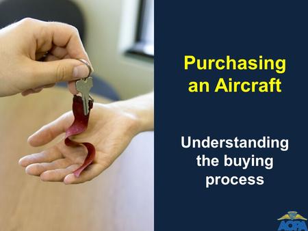 Purchasing an Aircraft Understanding the buying process.