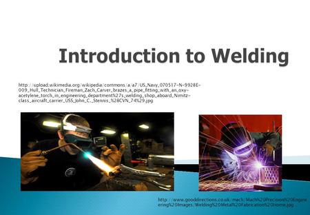 Introduction to Welding