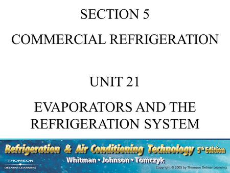 COMMERCIAL REFRIGERATION