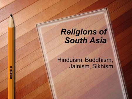 Religions of South Asia