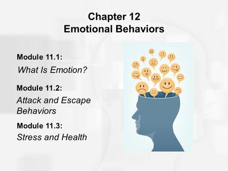 Chapter 12 Emotional Behaviors