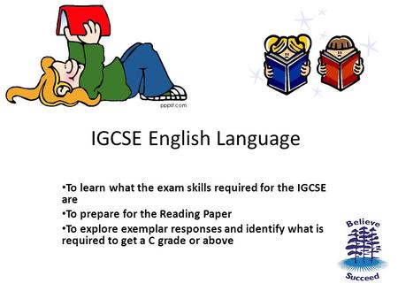 IGCSE English Language