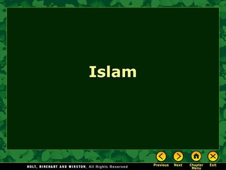 Islam. Arabia is mostly a desert land. The Arabian Peninsula lies near the intersection of three continents, so it is called a “crossroads” location.