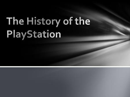 The History of the PlayStation