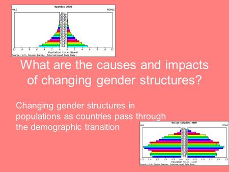 What are the causes and impacts of changing gender structures?