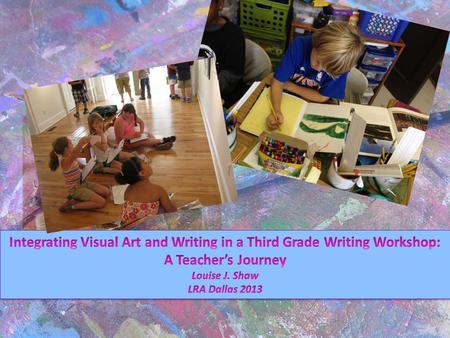 The purpose of this study is to document, describe, & interpret what happens when Anne, an experienced teacher, intentionally seeks to change her teaching.