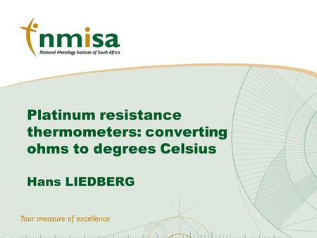 Overview If converting resistance to temperature by hand, remember: