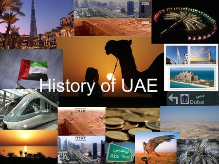 History of UAE.