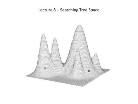 Lecture 8 – Searching Tree Space. The Search Tree.