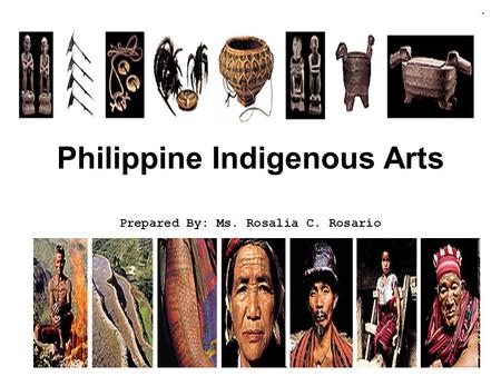 Philippine Indigenous Arts