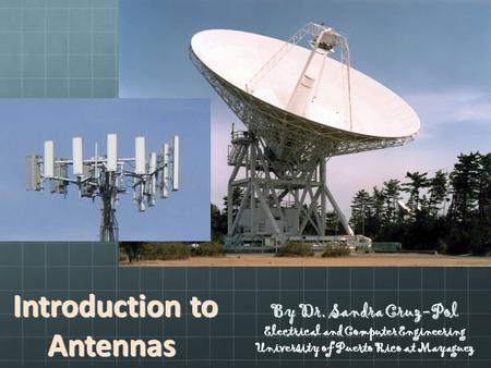 Introduction to Antennas