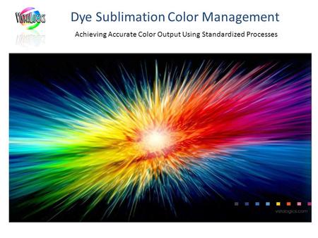 Dye Sublimation Color Management