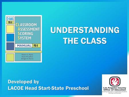 UNDERSTANDING THE CLASS