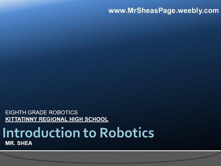 Introduction to Robotics