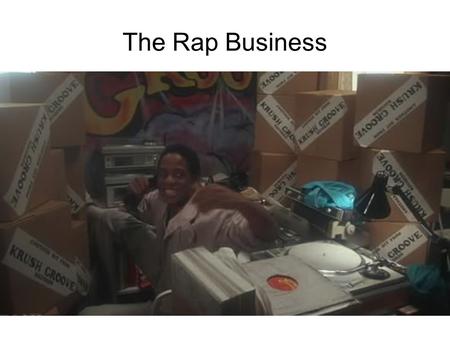 The Rap Business. Music Biz Structure Record Labels – Master Recording Copyright Distributors Publishing – Lyrics / Music Compositional Copyrights Retail.