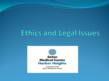 Advanced Directives Directive to Physicians and Family or Surrogates (previously called “Living Will”) A document that states patients wishes for medical.