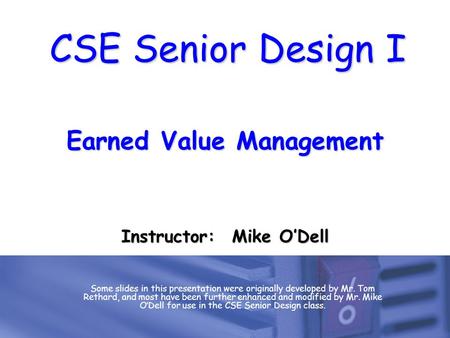 Earned Value Management