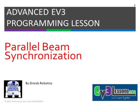 Parallel Beam Synchronization