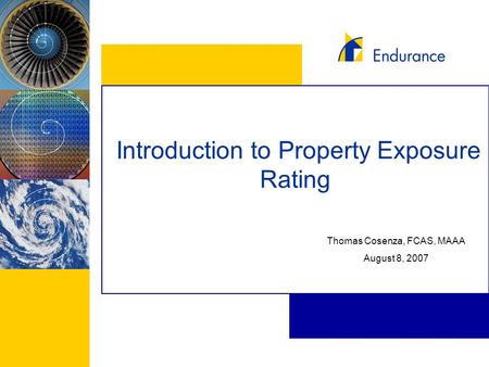 Introduction to Property Exposure Rating