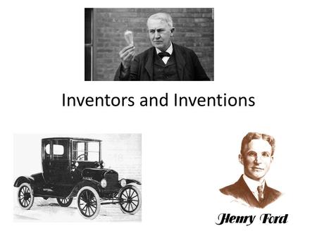 Inventors and Inventions