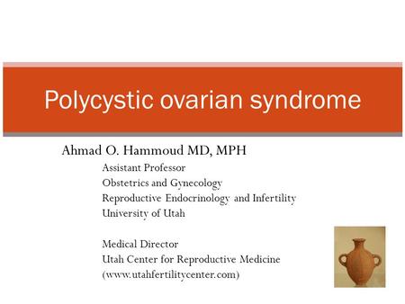 Polycystic ovarian syndrome