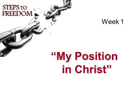 “My Position in Christ”