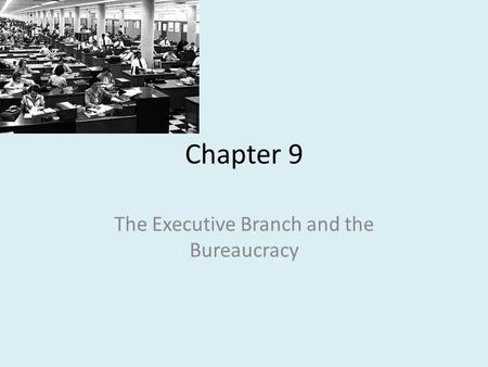 The Executive Branch and the Bureaucracy