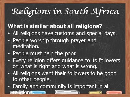 Religions in South Africa