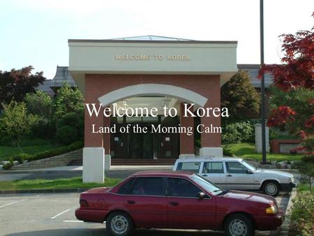 Welcome to Korea Land of the Morning Calm. From the window this is Incheon International Airport.