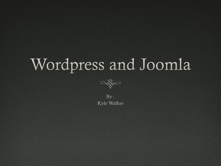 What is Wordpress?  WordPress has a web template processor. Users can re-arrange widgets without editing PHP of HTML code; they can also install and.