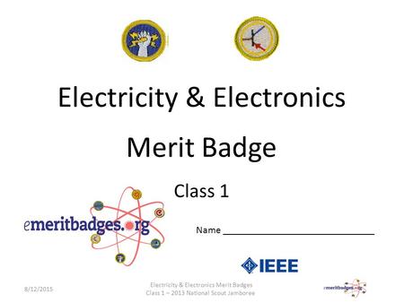 Electricity & Electronics