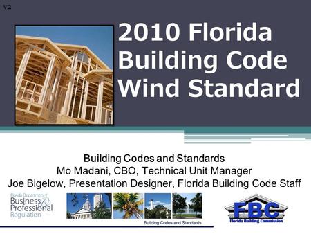 2010 Florida Building Code Wind Standard