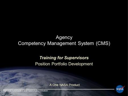 Agency Competency Management System (CMS)