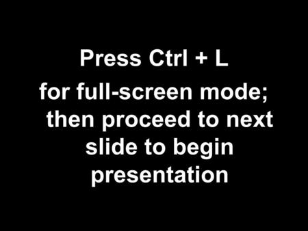 College of Agricultural Sciences  Press Ctrl + L for full-screen mode; then proceed to next slide to begin presentation.