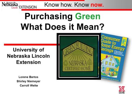 Purchasing Green What Does it Mean?