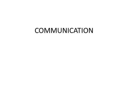 COMMUNICATION. Communication Questions Using your usual language, do you have difficulty communicating, for example understanding or being understood?