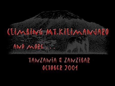 to Tanzania in Africa What happens when there are 9 seats and 10 passengers Dar es Salaam to Arusha via Zanzibar.