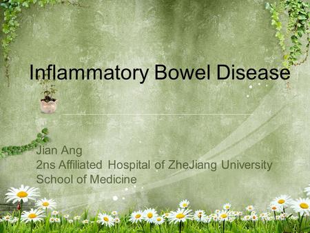 Inflammatory Bowel Disease