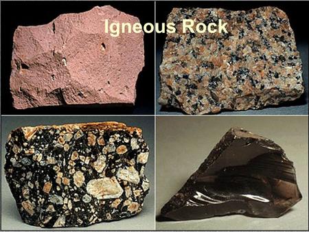 Igneous Rock.