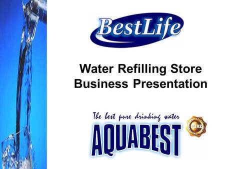 Water Refilling Store Business Presentation