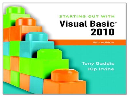 Addison Wesley is an imprint of © 2011 Pearson Addison-Wesley. All rights reserved. Chapter 1 Introduction to Programming and Visual Basic.