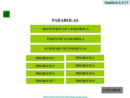 DEFINITION OF A PARABOLA