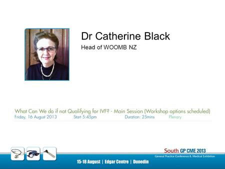 Dr Catherine Black Head of WOOMB NZ.