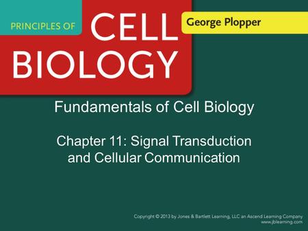 Fundamentals of Cell Biology