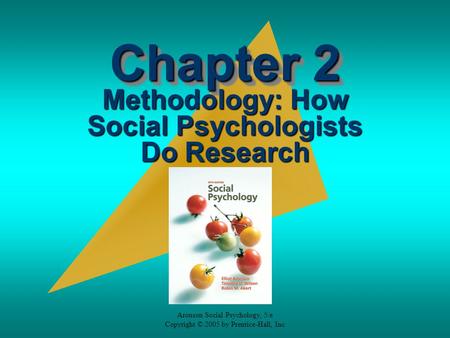 Methodology: How Social Psychologists Do Research