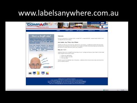 Www.labelsanywhere.com.au. What you can Print! Select a design from the library.