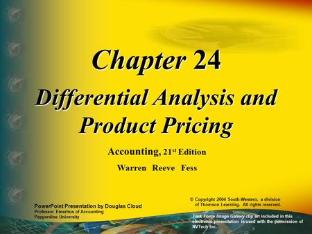 Differential Analysis and Product Pricing