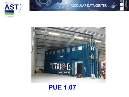 MODULAR DATA CENTER PUE 1.07 1 1.